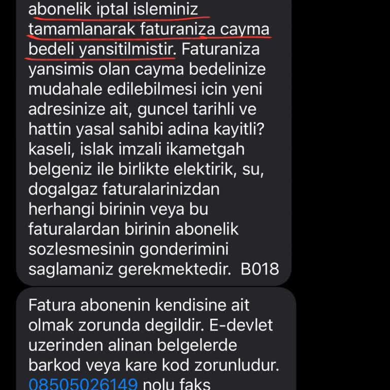 Altyapı Yokluğunda Haksız Fatura Talebi