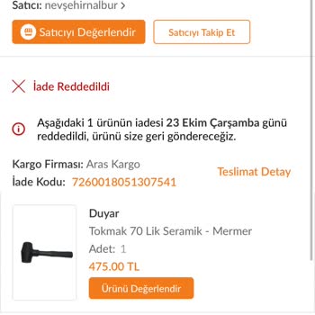 İade Sürecinde Yaşanan Sorunlar