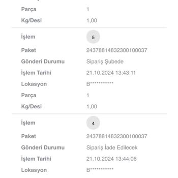 Bershka'dan Sipariş Verdim, Ürünler Gönderilmedi