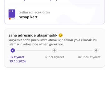 Teslim Edilmeyen Kart Ve İletişim Sorunu