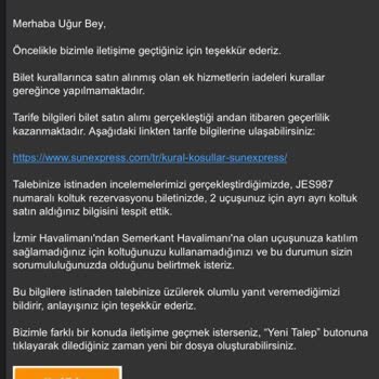 Sunexpress Flug gestrichen, keine Information über Flug und keine Rückerstattung für Sitzplatz