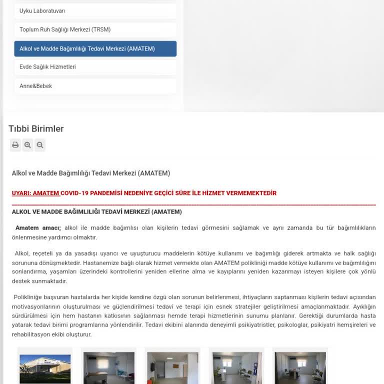 AMATEM Birimi Kapalı, Hastalar Mağdur