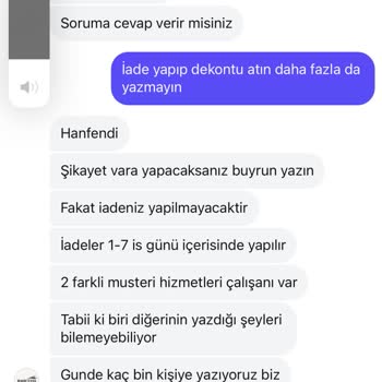 Kampanyalı Ürün Teslimat Ve İade Sorunları