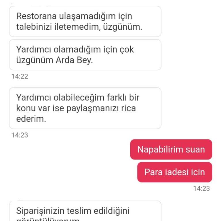 Yanlış Adres Sorunu Ve Yetersiz Müşteri Hizmeti