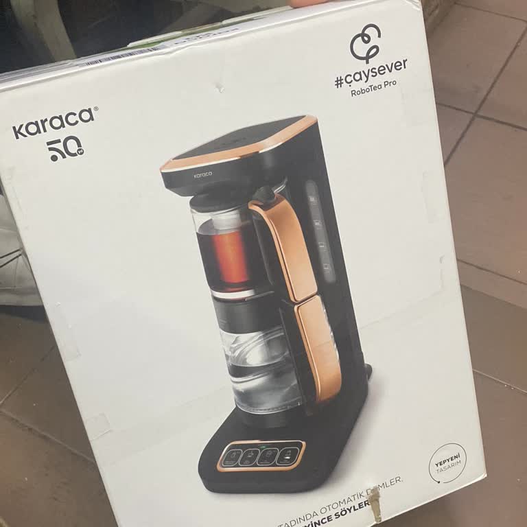 Karaca Züccaciye Çaysever Robotea Pro 4 İn 1 Cam Black Copper Şikayeti