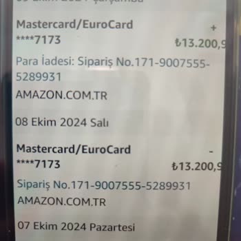 Amazon'da Para İadesi Sorunu Ve Müşteri Hizmetleri Karışıklığı