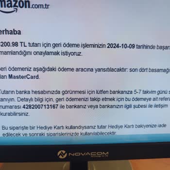 Amazon'da Para İadesi Sorunu Ve Müşteri Hizmetleri Karışıklığı