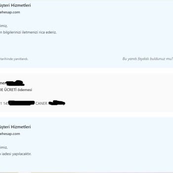 İade Edilmeyen Para Ve Oyalayan Müşteri Hizmetleri