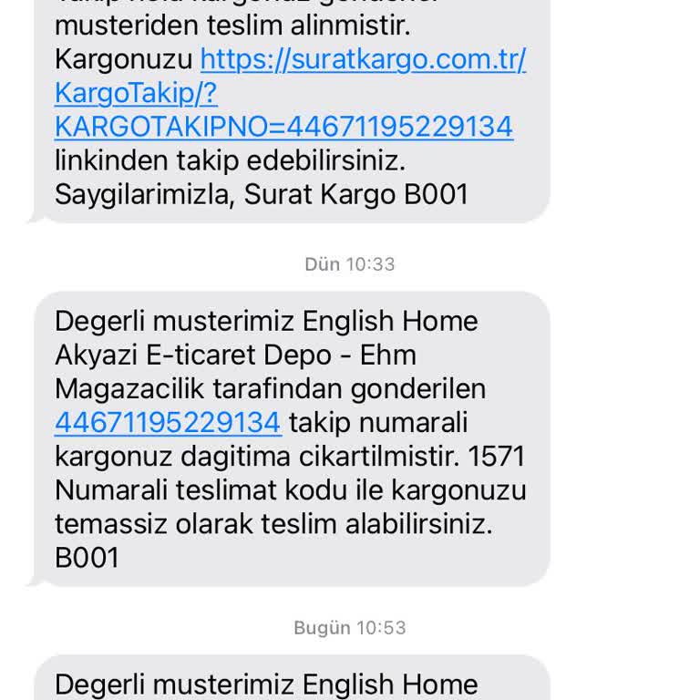 Konyaaltı Sürat Kargo'da Teslimat Sorunu