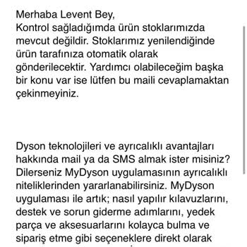 Dyson Süpürge Başlık Sorunu: Stok Yetersizliği Ve Destek Eksikliği