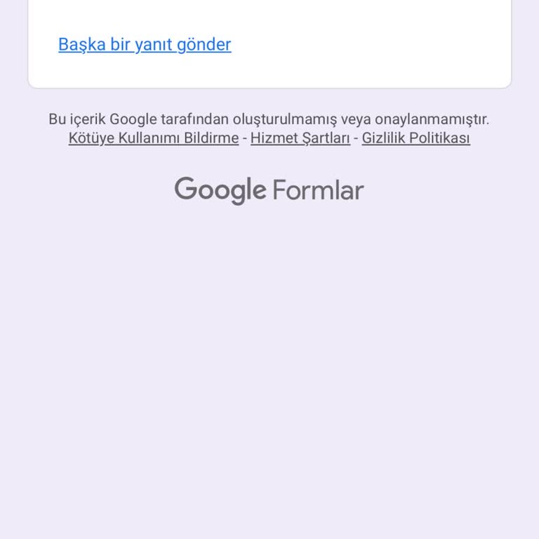 Evde Paketleme Başvurumla İlgili Sorumluluk Kabul Etmiyorum