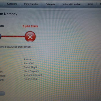 Onaysız Kredi Kartı Başvurusu Şoku