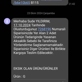 Stok Sorunu: Siparişler Tükenmeden Gönderilmiyor