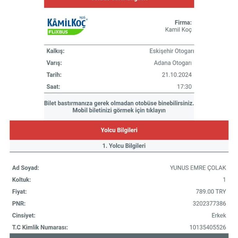 Otobüs Kalkışında İletişim Eksikliği