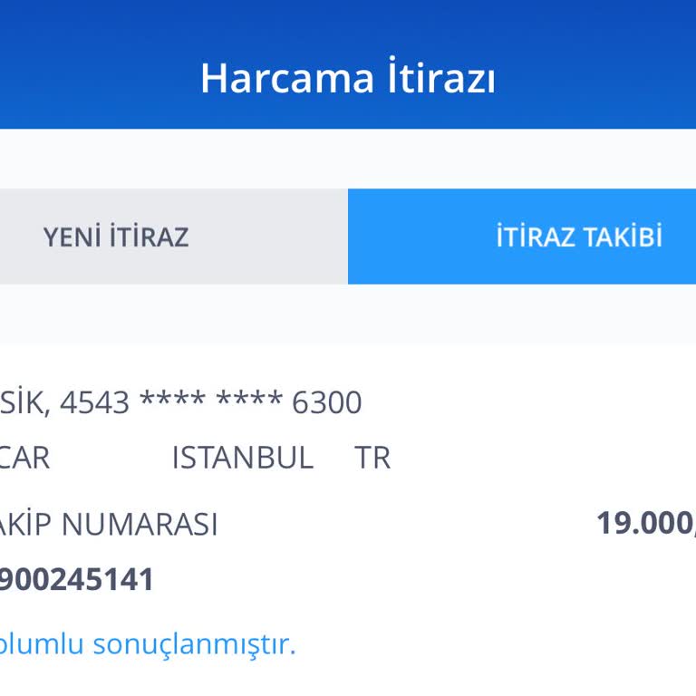 Harcama İtirazım Sonuçlandı Ama Para Yok!