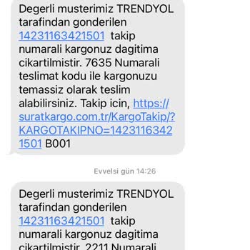 Sürat Kargo Çorum Şubesi'nde Teslimat Sorunu