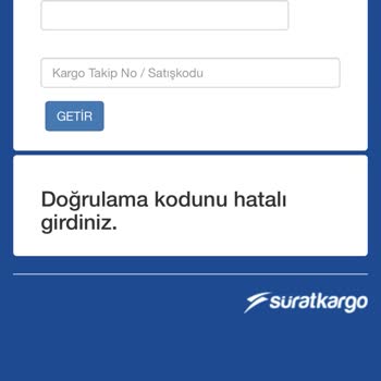 Kayıp Kargo Takip Sorunu