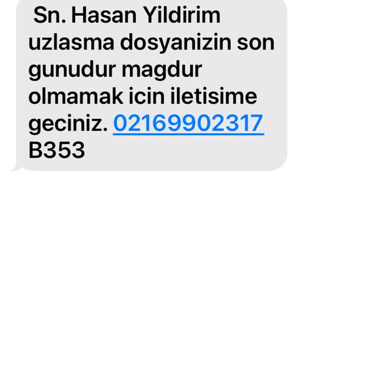 Asılsız Mesajlarla Mağduriyet Tehdidi
