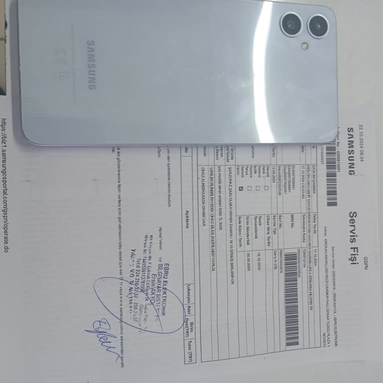 Samsung Servisinden Yetersiz Hizmet Ve Yüksek Ücret