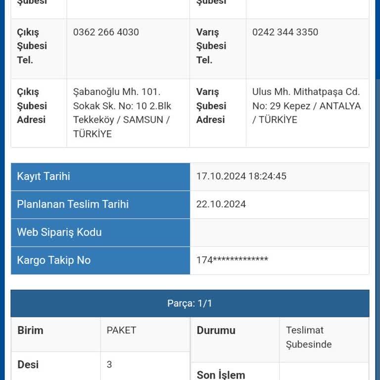 Kargo Teslimatında Büyük Hayal Kırıklığı