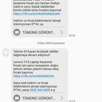 İptal Mesajlarına Rağmen Sürekli SMS Alıyorum