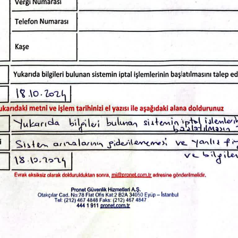 Pronet İle Yaşanan Ödeme Ve Hizmet Sorunları