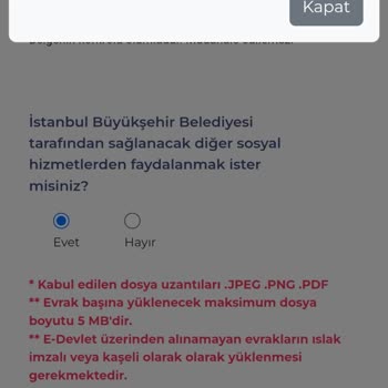 Burs Başvurusunda Belge Yükleme Sorunu