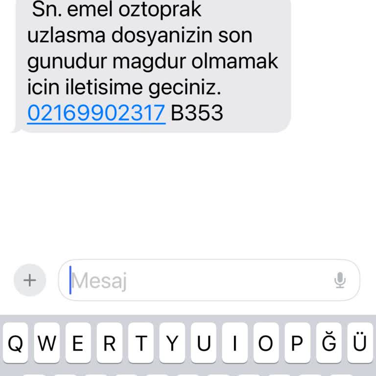 Kimlik Bilgilerimin İzinsiz Kullanımı Ve Sahte Uzlaşma Mesajı