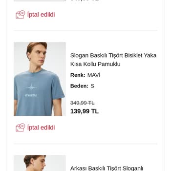 Koton'dan Sürekli İptal Edilen Siparişler Ve Yetersiz Bilgilendirme