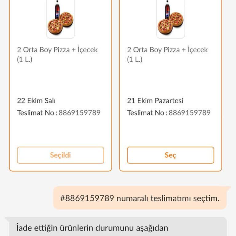 Yanlış Sipariş Ve Eksik İade Sorunu