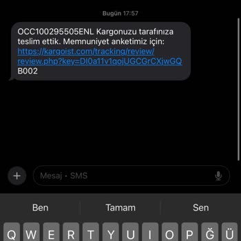 Kargo Teslimatında Yaşanan Sorun