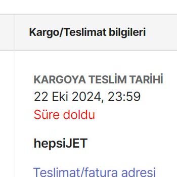 Hepsijet'in Hizmet Eksikliği İşletmemizi Zor Durumda Bırakıyor