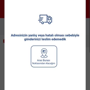 Yanlış Adres Bildirimi Nedeniyle Teslim Edilemeyen Kargo