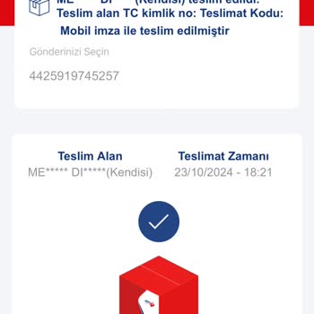 Teslim Edilmediği Halde Teslim Edildi Görünen Kargo