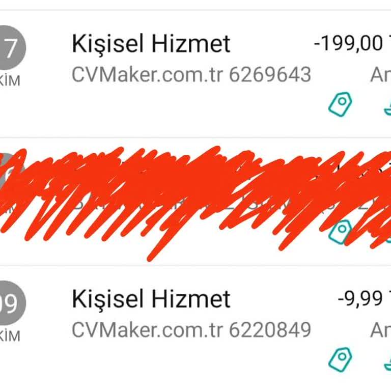 CV Maker'dan Habersiz Ücret Çekimi