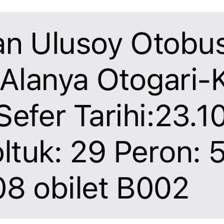 Ali Osman Ulusoy Otobüs Yolculuğunda Güvenlik Sorunu