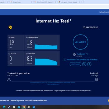 İnternet Hızında Sürekli Düşüş Ve Sorunlar