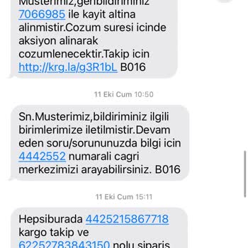 Aras Kargo'nun Yetersiz Hizmet Ve İletişim Sorunları