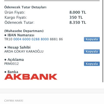 Sahibinden.com Üzerinden Alışverişte Mağduriyet