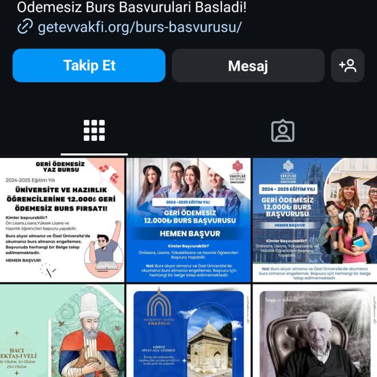 Geleceğin Temelleri Vakfı | Getev Geri Ödemesiz Burs Yanıltması