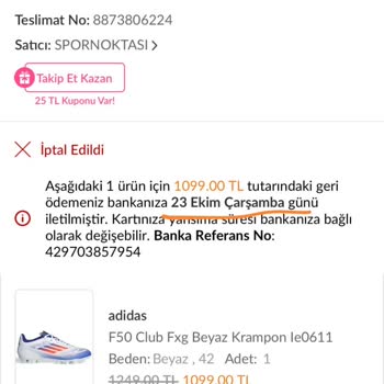 Beklenmedik Sipariş İptali İle Hayal Kırıklığı