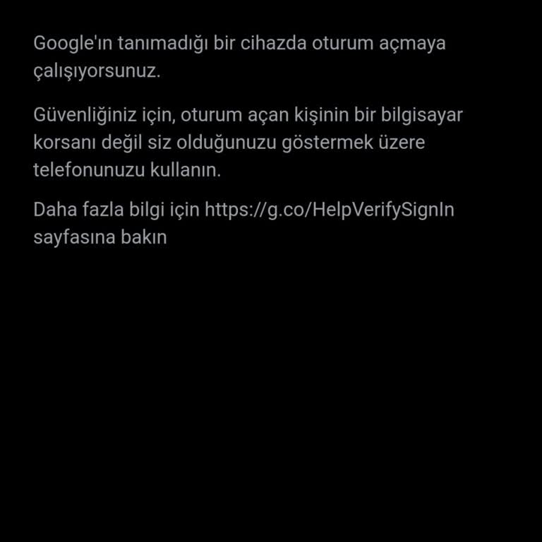 Gmail Hesabına Erişememe Sorunu