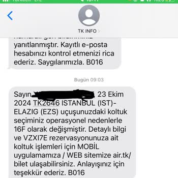 Primefly Biletlerinde Koltuk Değişikliği Mağduriyeti