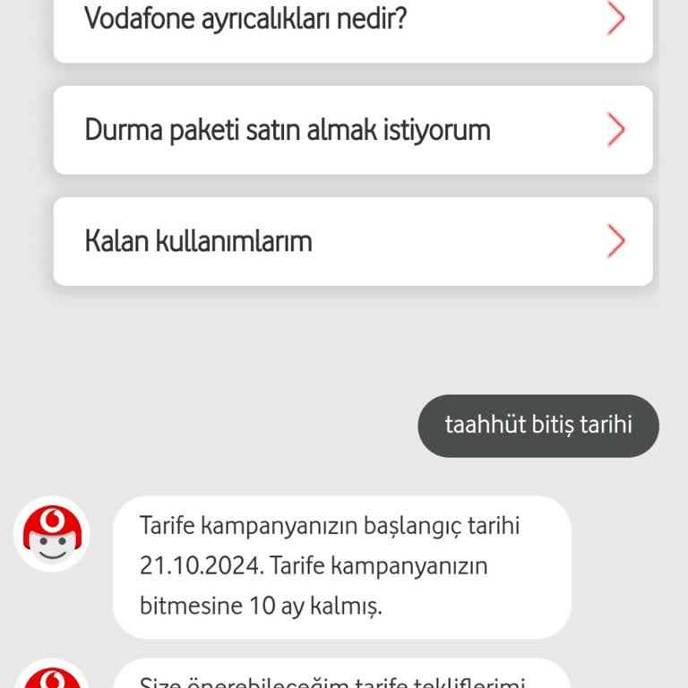 Vodafone Taahhüt Süresi Yanlış Hesaplandı