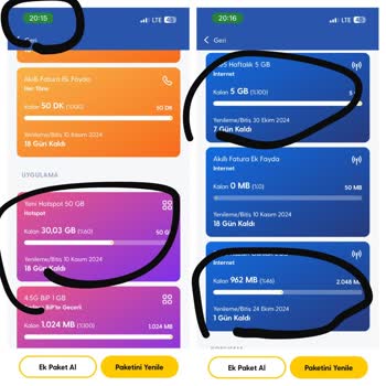 Hotspot Paketimden Yemeyen İnternet Paylaşımı Sorunu