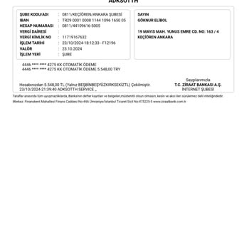 Ziraat Bankası'ndan İzinsiz Ödeme Şoku