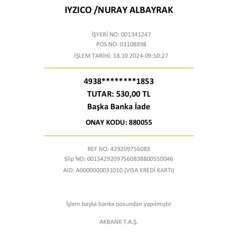 Yanlış Kargo Kesintisiyle Karşılaştım