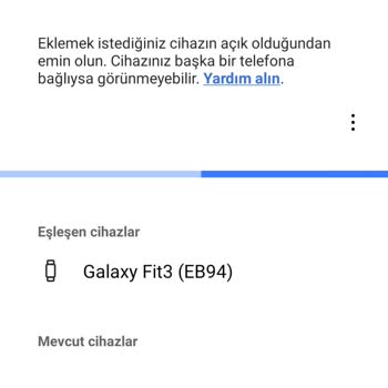 Samsung Fit 3 Bağlantı Hatasıyla Karşılaşıyorum