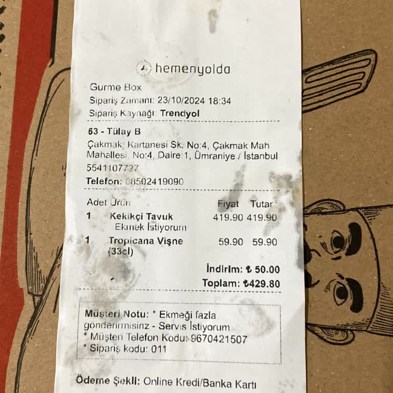 Eksik Teslimat Ve İletişim Sorunları