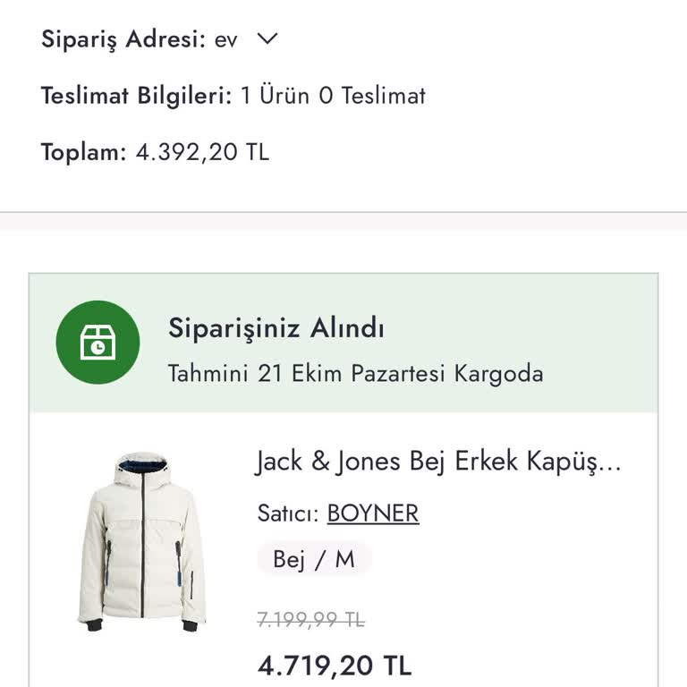 Boyner'den Sipariş İptali Ve Müşteri Hizmetleri Sorunu